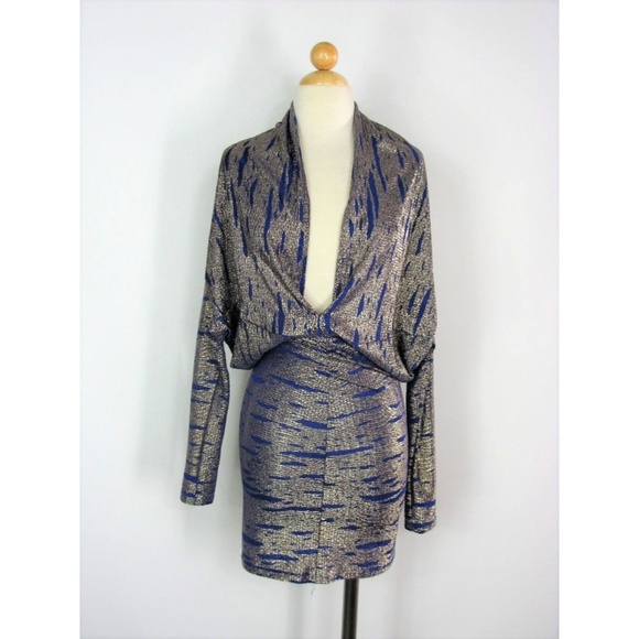 Plunging Cocktail Club Dress VA VA VOOM Dress S - Picture 1 of 8